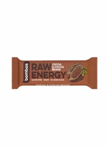 Raw Energy Bar - Cocoa & Cocoa Beans 50g Bombus