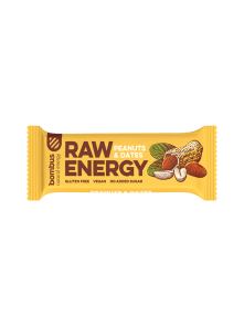 Bombus Raw Energy Bar - Peanuts & Dates 50g