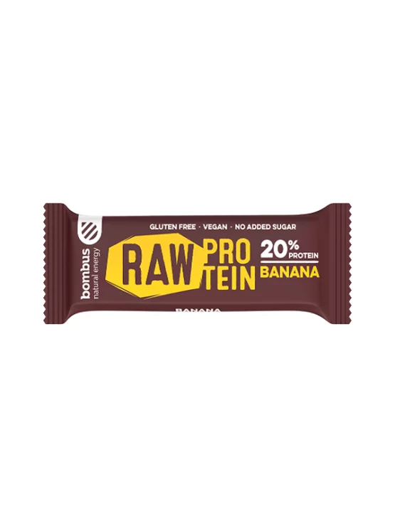 Raw Protein Bar - Banana 50g Bombus