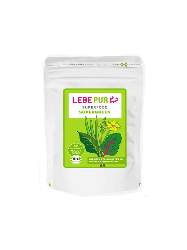 Lebepur Supergreen mješavina u prahu - Organska u pakiranju od 100g