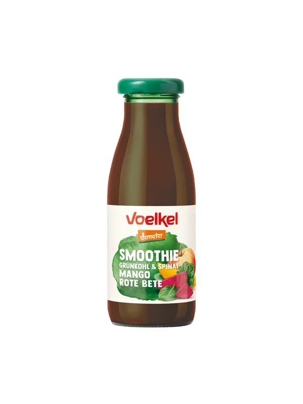 Spinach, Savoy Cabbage & Beetroot Green Smoothie  -Organic 0,25l Voelkel