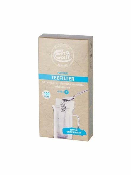 Eco Paper Tea Filters - 100 pcs Cha Cult