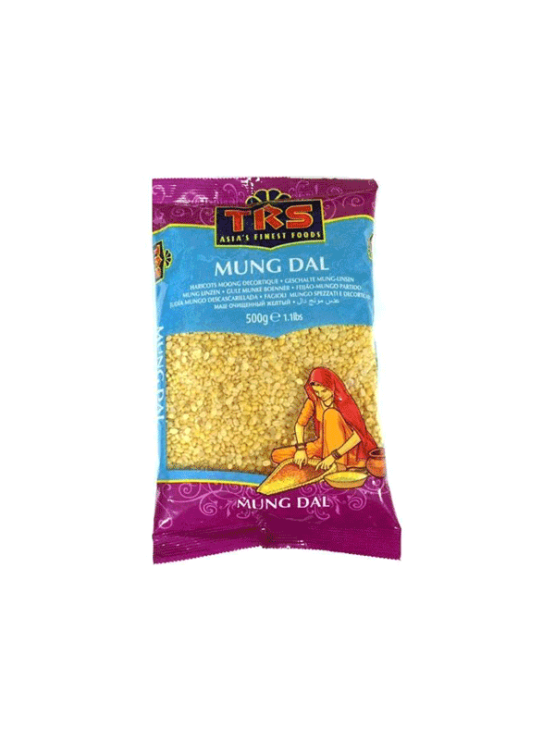 TRS mung dal in a 500g packaging