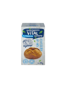 Vegabond vital bread mix free of gluten and yeast in a 290g cardboard packaging