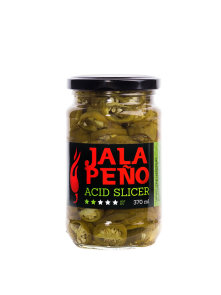 Volim ljuto pickled jalapeno peppers - acid slicer in a 370ml jar