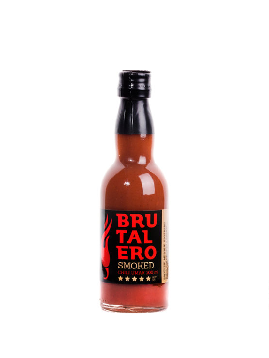 Volim ljuto Brutalero smoked chilli sauce in a glass packaging of 100ml