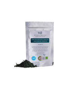 Severino Becagli organic spirulina in a resealable packaging of 50g