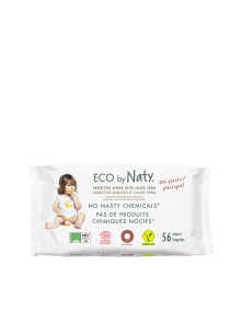 Aloe Vera Sensitive Wipes 56 pcs Eco by Naty