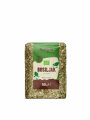 Nutrigold organic dried basil in a transparent package of 50 grams