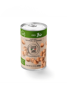 Gusto Sano organic canned chickpeas 400g