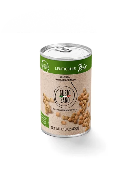 Gusto Sano organic canned lentils 400g
