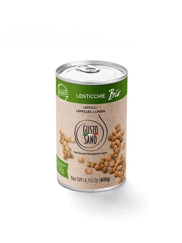 Gusto Sano organic canned lentils 400g