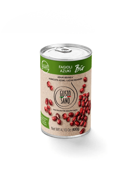 Gusto Sano organic canned adzuki beans 400g