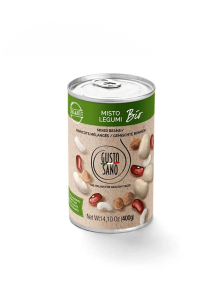Gusto Sano organic canned mixed beans 400g
