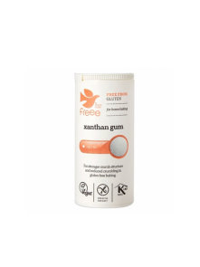 Freee gluten free xanthan gum in a tubed packaging of 100g