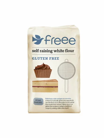 Freee gluten free self raising flour in a packaging of 1000g