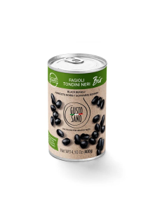 Gusto Sano organic canned black beans 400g
