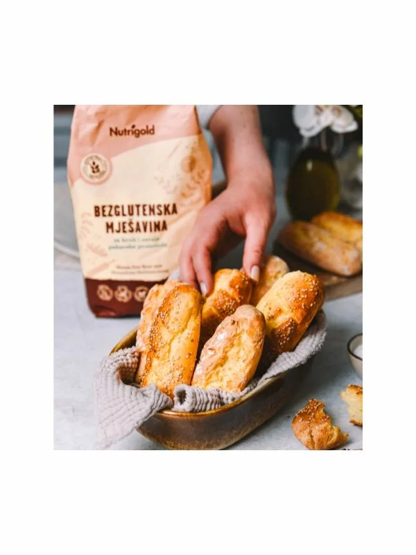 Gluten Free Flour Mix For Bread and Baked Goods - 1000g Nutrigold