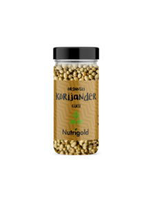 Nutrigold organic whole coriander in a 30g jar