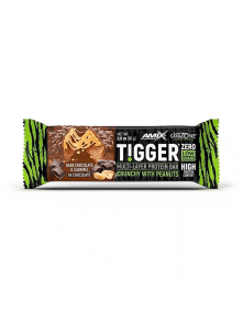 Tigger Zero Protein Bar - Dark Chocolate & Caramel 60g Amix
