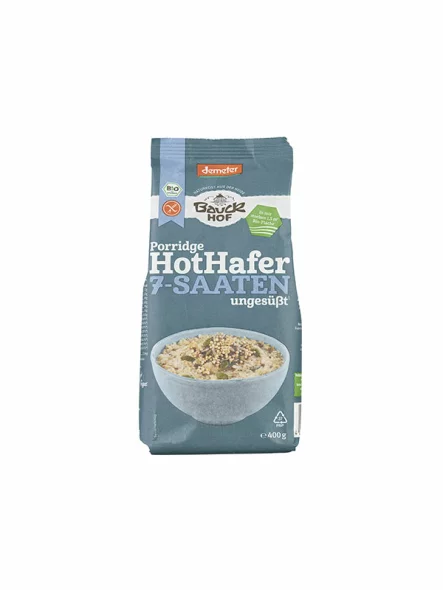 Gluten Free Oat Porridge 7 Seeds - Organic 400g Bauck Mühle