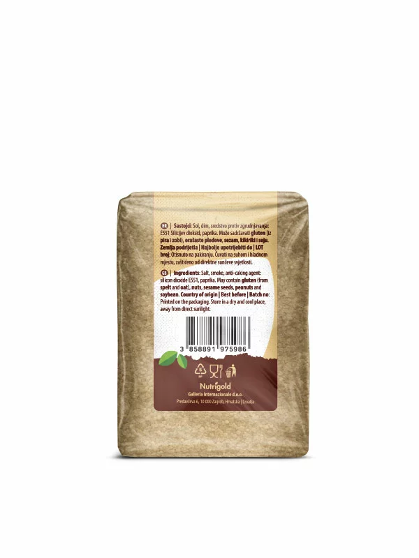 Smoked Salt 500g Nutrigold