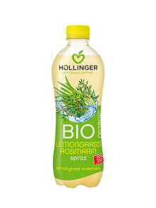 Lemongrass & Rosemary Lightly Carbonated Juice - Organic 500ml Hollinger