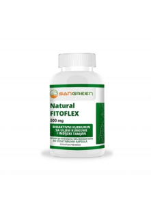 Sangreen Natural Fitoflex 60 capsules in white plastic packaging
