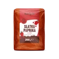 Nutrigold sweet paprika powder in transparent packaging of 200 grams
