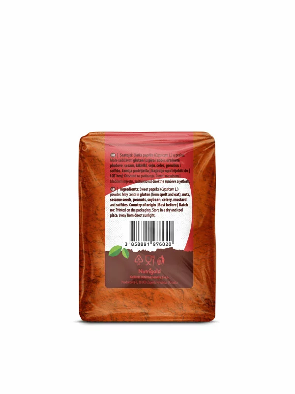 Sweet Paprika Powder 200g Nutrigold