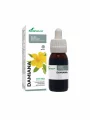 Soria Natural damiana drops in a 50ml glass bottle with a dropper
