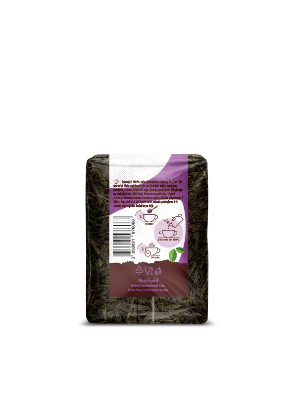 Nutrigold Oolong tea in transparent bag of 35 grams