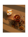 Nutrigold fruity orange tea in transparent packaging of 50 grams