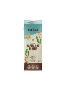 Nutrigold organic & sugar free almond drink in a tetra pak packaging of 1000ml