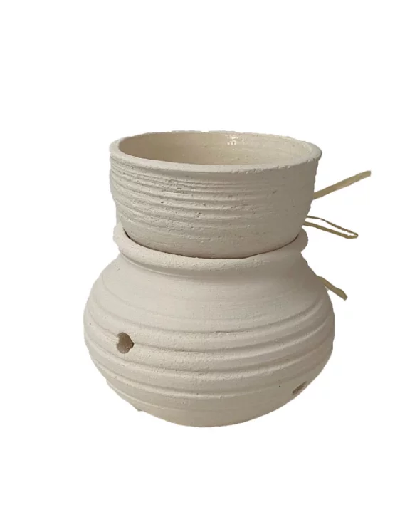 Clay Aroma Lamp - White - Atelier Berga