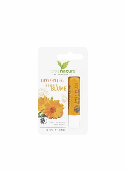 Cosnature lip balm with calendula and vitamin E in a plastic packaging of 4,8g