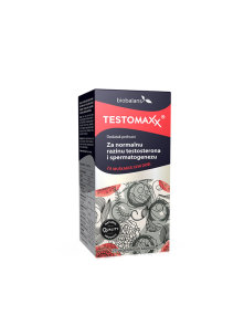 Biobalans Testomaxx 75 capsules in colorful cardboard packaging
