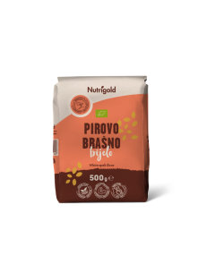 Nutrigold organic white spelt flour type 630 in a packaging of 500g