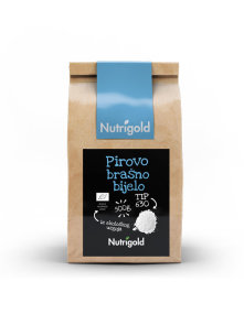 Nutrigold organic white spelt flour type 630 in a packaging of 500g