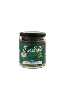 Terrasana organic Furikake sesame and seaweed mix in a glass jar of 100g