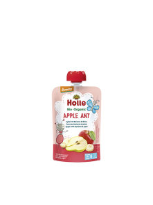 Organic Holle banana, apple and pear purée in a resealable pouch 100g