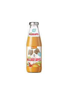 Fur organic apple juice with added vitamin C in 500ml glass bottle