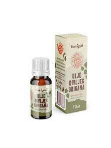 Nutrigold wild oregano oil in dark glass bottle of 10ml