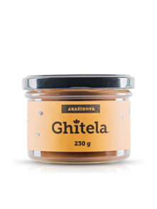 Ghitela spread with gee butter and peanuts in a glass jar of 230g