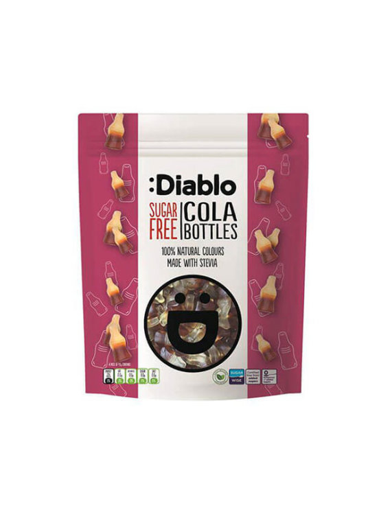 Diablo sugar free cola bottles gummy candies 75g