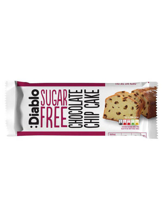 Diablo sugar free chocolate chip cake in a 200g packaging