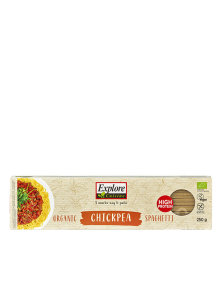 Organic Explore Cuisine chickpea spaaghetti pasta in a 250g packaging