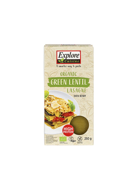 Organic Explore Cuisine green lentil lasagne sheets 250g