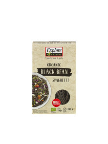 Organic Explore Cuisine black soybean pasta in 200g packaging