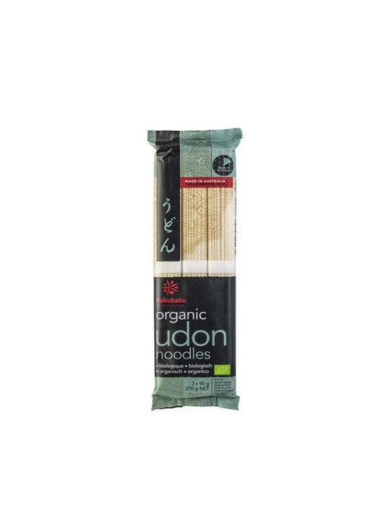 Hakubaku organic Udon noodles in a packaging of 270g